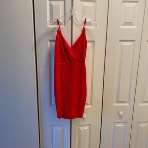 Lulus red cocktail dress